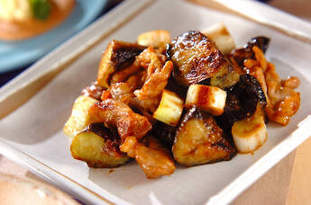 ナスのみそ炒め