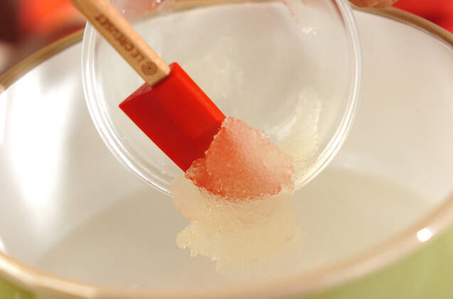 フルーツたっぷり杏仁豆腐の作り方の手順5