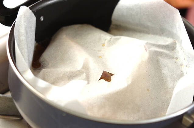 鯛と豆腐の煮付けの作り方の手順6