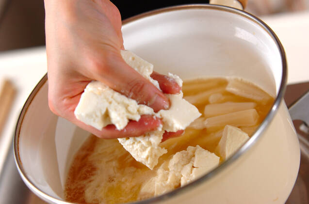 ホワイトアスパラスープの作り方の手順4