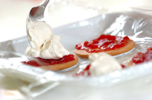 ジャムクッキーケーキの作り方の手順2