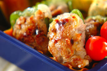 ピーマンの豚みそ詰め