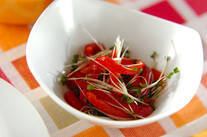 焼きパプリカのゴママリネ