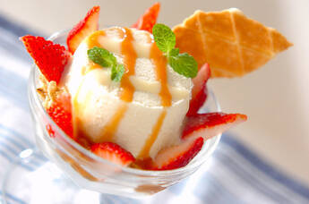 イチゴのデザート