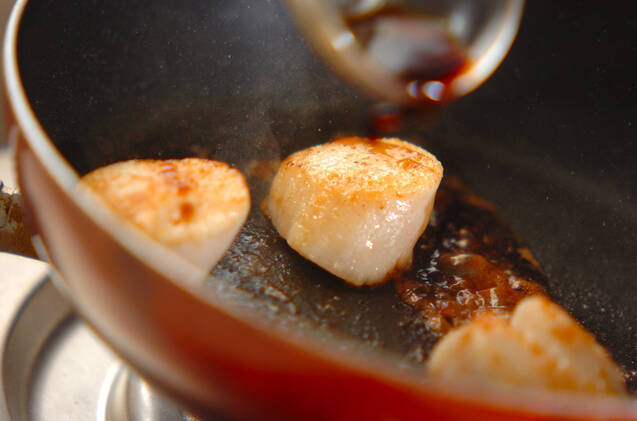 ホタテのバターしょうゆ焼きの作り方の手順2