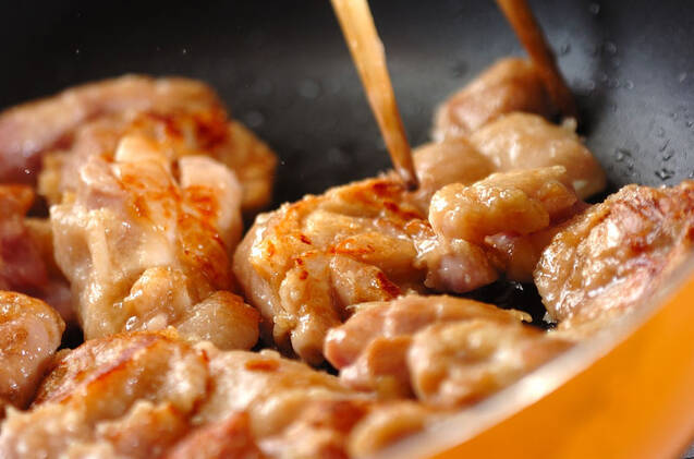 鶏のつるりんショウガ焼きの作り方の手順4