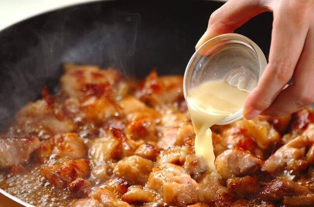 鶏のつるりんショウガ焼きの作り方の手順5