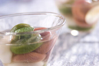 三色つるりん白玉