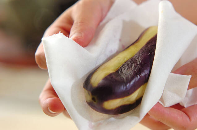 ナスの1本漬けの作り方の手順2