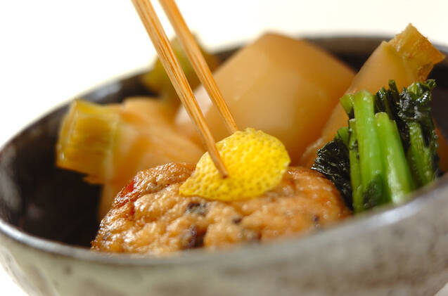 ひりょうずの炊き合わせの作り方の手順5