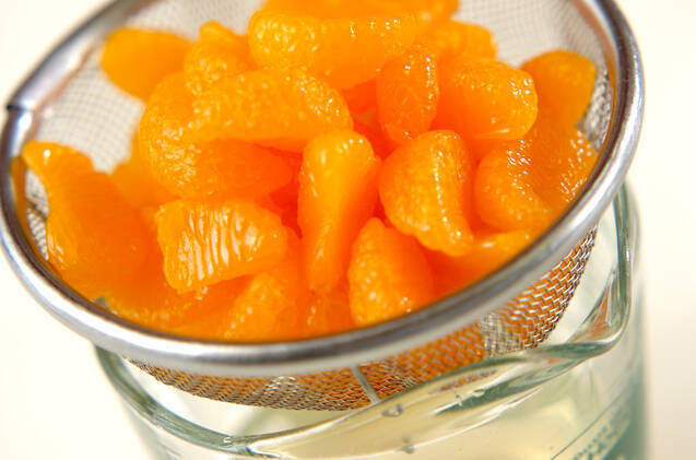 みかんのソースがけアイスの作り方の手順1