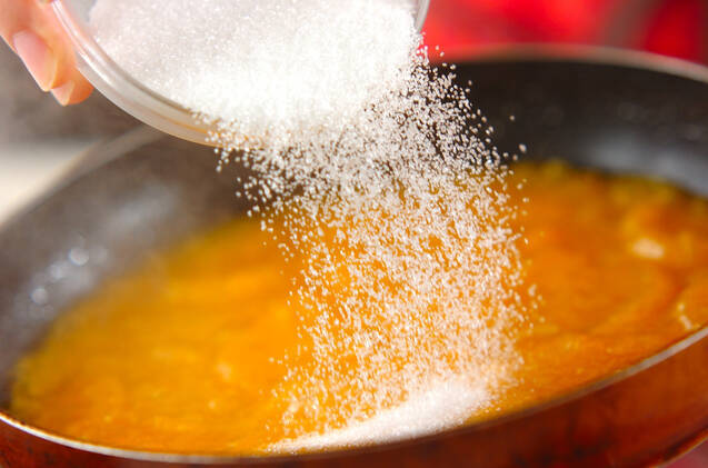 みかんのソースがけアイスの作り方の手順3