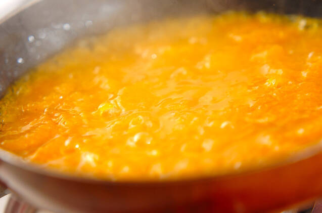 みかんのソースがけアイスの作り方の手順2