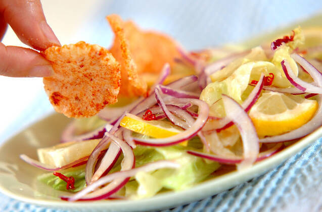 紫玉ネギのエスニックサラダの作り方の手順6