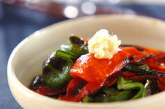 ピーマンの焼き浸し