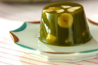 バナナ入り抹茶カン