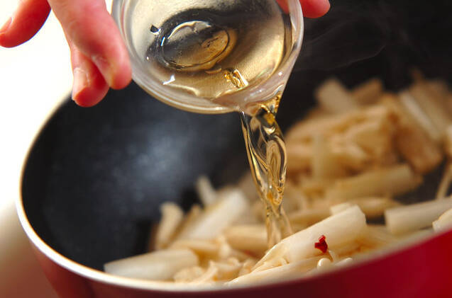 大根の甘酢炒めの作り方の手順4