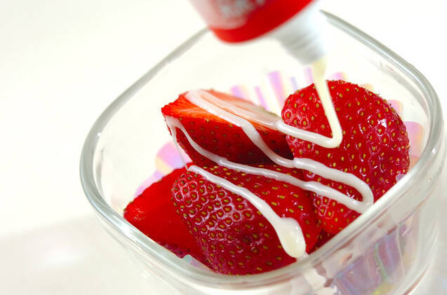 練乳イチゴの作り方の手順1