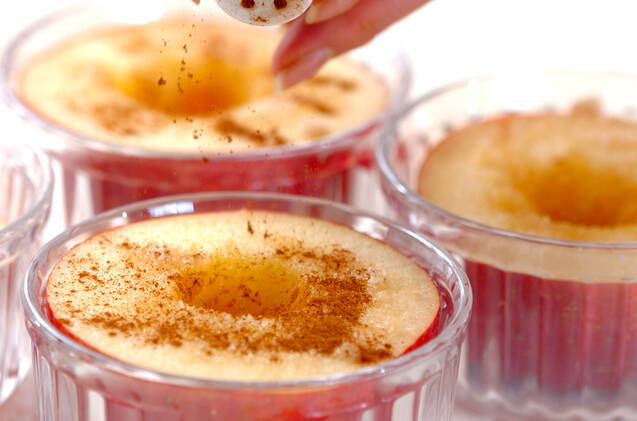 レンジアップルの作り方の手順2