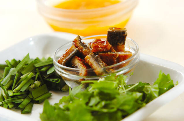 ウナギのふんわり卵とじの作り方の手順1