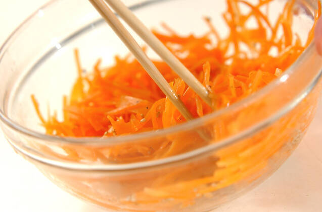 ニンジンのナムルの作り方の手順2