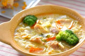 鶏肉のクリームコーン煮