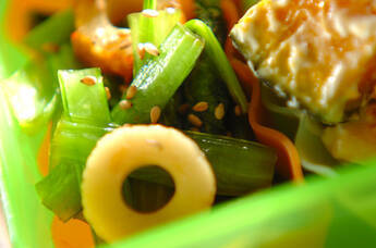 小松菜とちくわの炒め煮