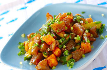 コンニャクのピリ辛和え