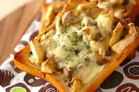 5分で完成！キノコのみそマヨトースト