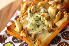 5分で完成！キノコのみそマヨトースト