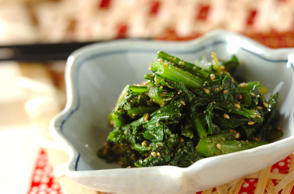 青菜のゴマ和え