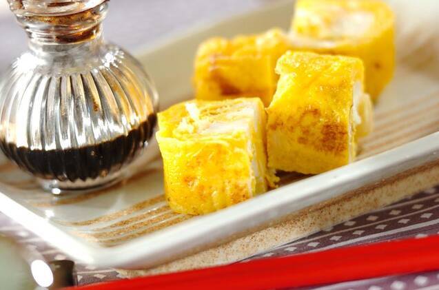 お弁当に！おつまみに！ホタテ入り卵焼き