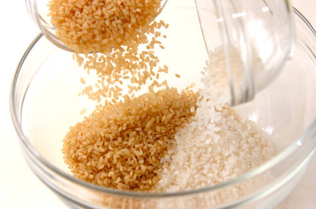 発芽玄米トロロの作り方の手順1