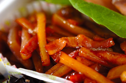 ジャガイモのバターしょうゆ炒め