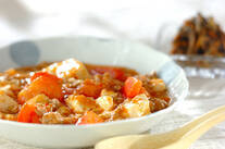 トマト入りマーボー豆腐