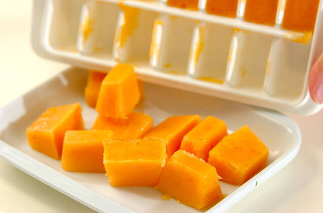 柿のキュービックアイスの作り方の手順2