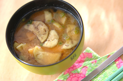 ナスのみそ汁