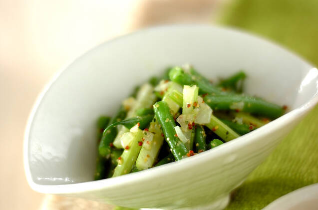 サヤインゲンのサラダ