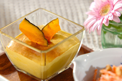 カボチャの寒天ムース