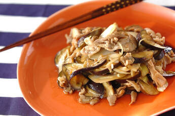 豚とナスの甘辛炒め