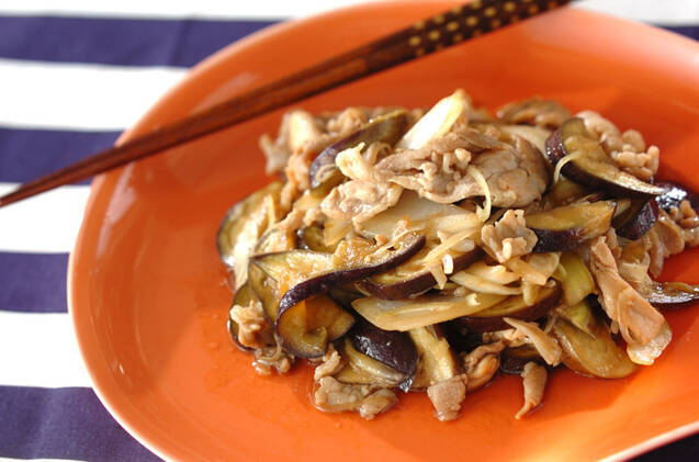 豚とナスの甘辛炒め