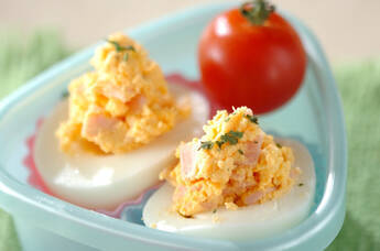 黄身マヨ詰めゆで卵