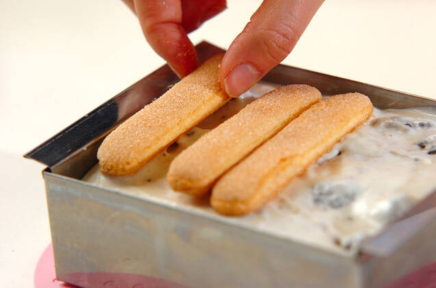 ティラミスアイスケーキの作り方の手順5