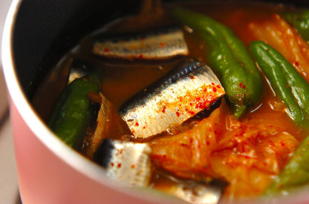 イワシのキムチ煮の作り方の手順4