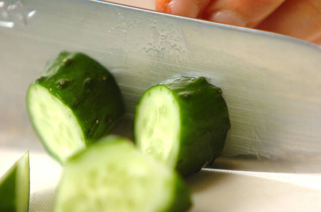 野菜のナッツサラダの作り方の手順2