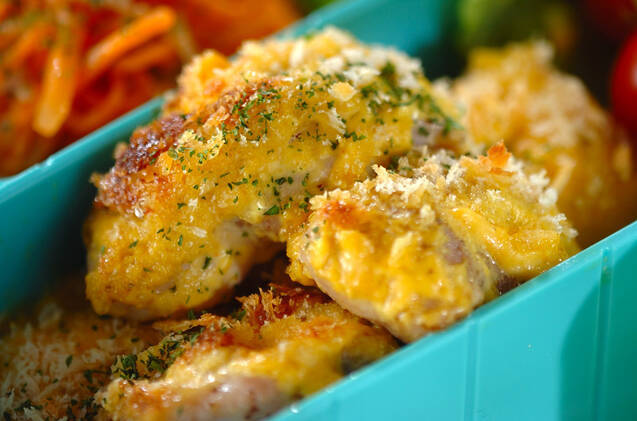 鶏のパン粉焼きマスタード風味