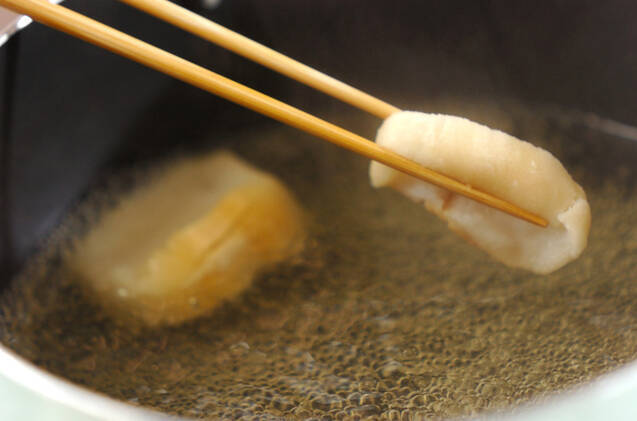 青菜のみそ汁の作り方の手順3