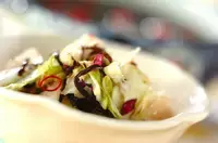 キャベツの昆布漬け