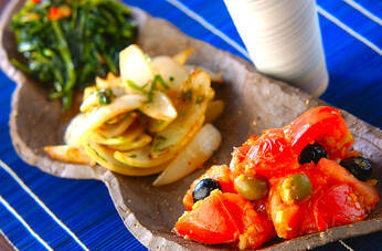 野菜の三色炒め