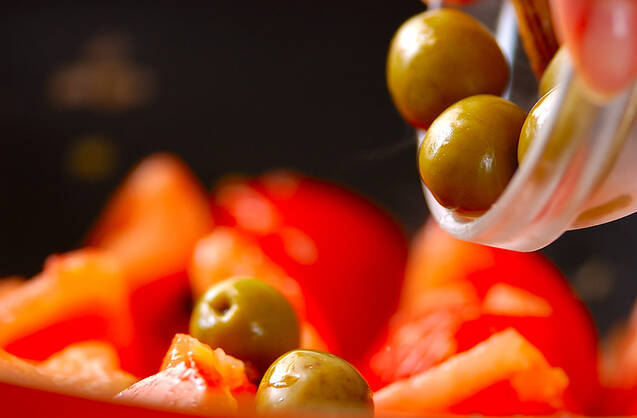 野菜の三色炒めの作り方の手順6